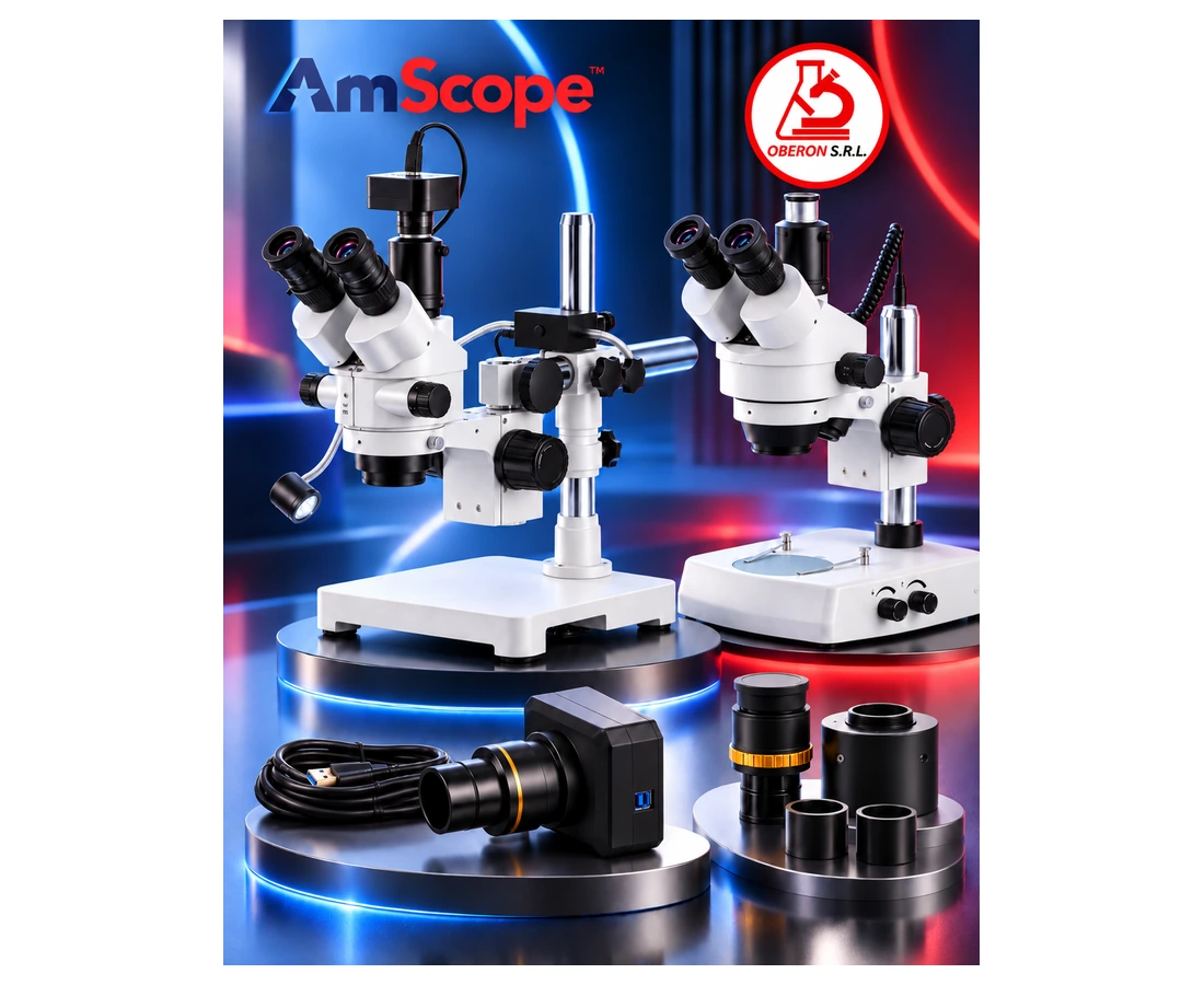 Microscopios, cámaras y adaptadores AmScope