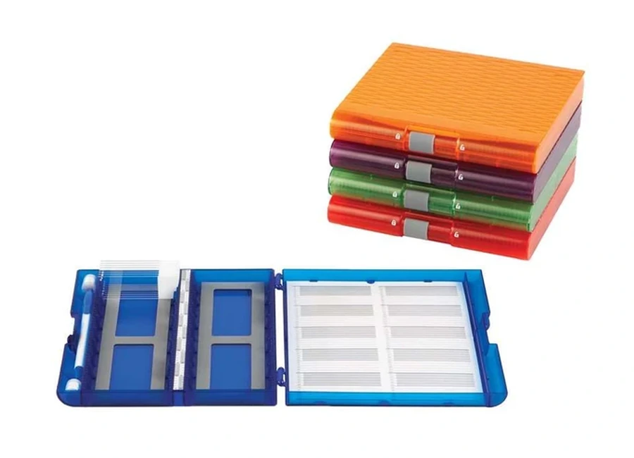 Caja Premium Plus para 100 portaobjetos